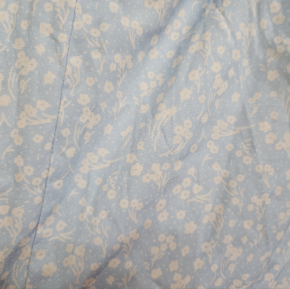 Blue And White Floral Cottage Core Dress - Picture 6 of 12